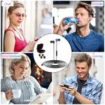 TITACUTE USB-C Earbuds for Samsung, iPhone, OnePlus - Purple/Blue