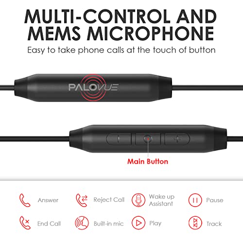 PALOVUE USB-C Earphones with Mic & Volume Control