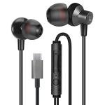 Wired USB-C Earbuds with Mic for Smartphones