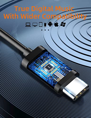 Wired USB-C Earbuds with Mic for Smartphones