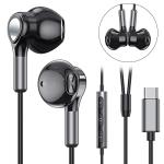 USB C Earphones with Mic for Samsung, iPad, Pixel