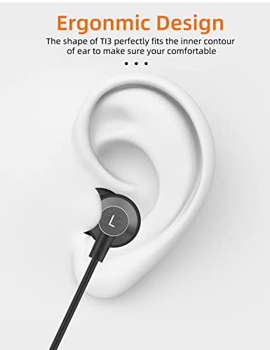 Wired USB-C Earbuds with Mic for Smartphones