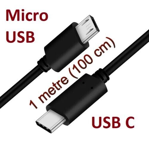 USB-C to Micro USB OTG Cable - Black