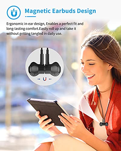 Magnetic USB-C Earbuds with Mic & Volume Control