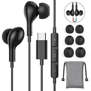 Magnetic USB-C Earphones with Mic