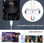 Magnetic USB C Earphones with Mic - compatible with Google Pixel, Huawei, Samsung and iPad Pro