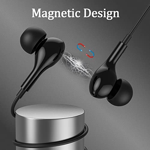 Magnetic USB-C Earphones with Mic