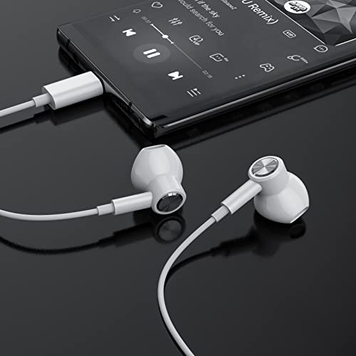 Magnetic USB C Earphones with Mic - compatible with Google Pixel, Huawei, Samsung and iPad Pro