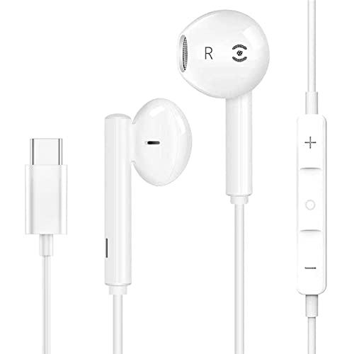 USB-C Earphones with Mic & Volume Control