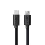 Fast-charging USB-C to Micro-USB Cable