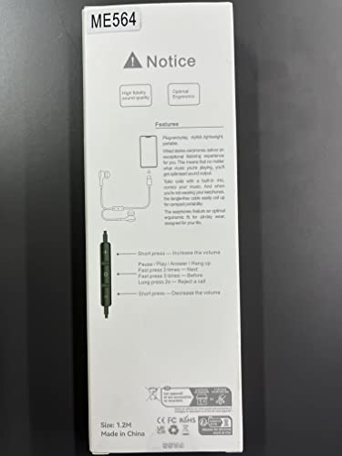 Magnetic USB-C Earphones with Mic