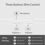 Type C Earphones with Mic for Samsung S21-S22