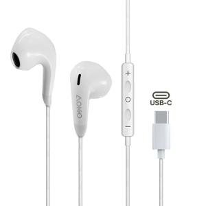USB-C Earbuds with Mic for Samsung/iPad Pro