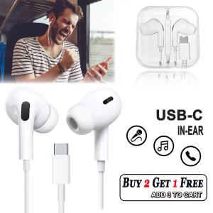 Type C Earphones with Mic for Samsung S21 Ultra