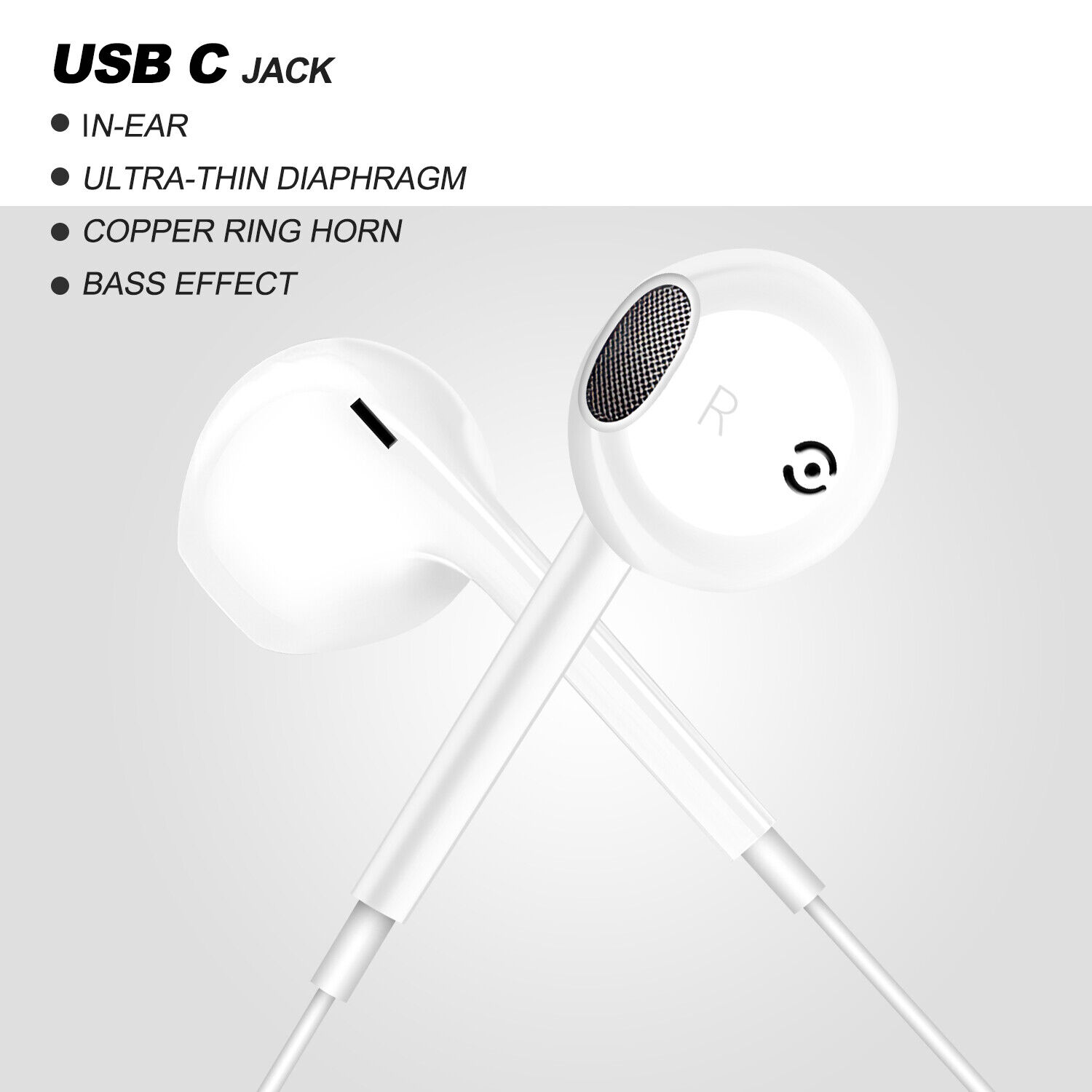 Samsung USB-C Headset with Mic for Galaxy S22/S21 Ultra/Note20