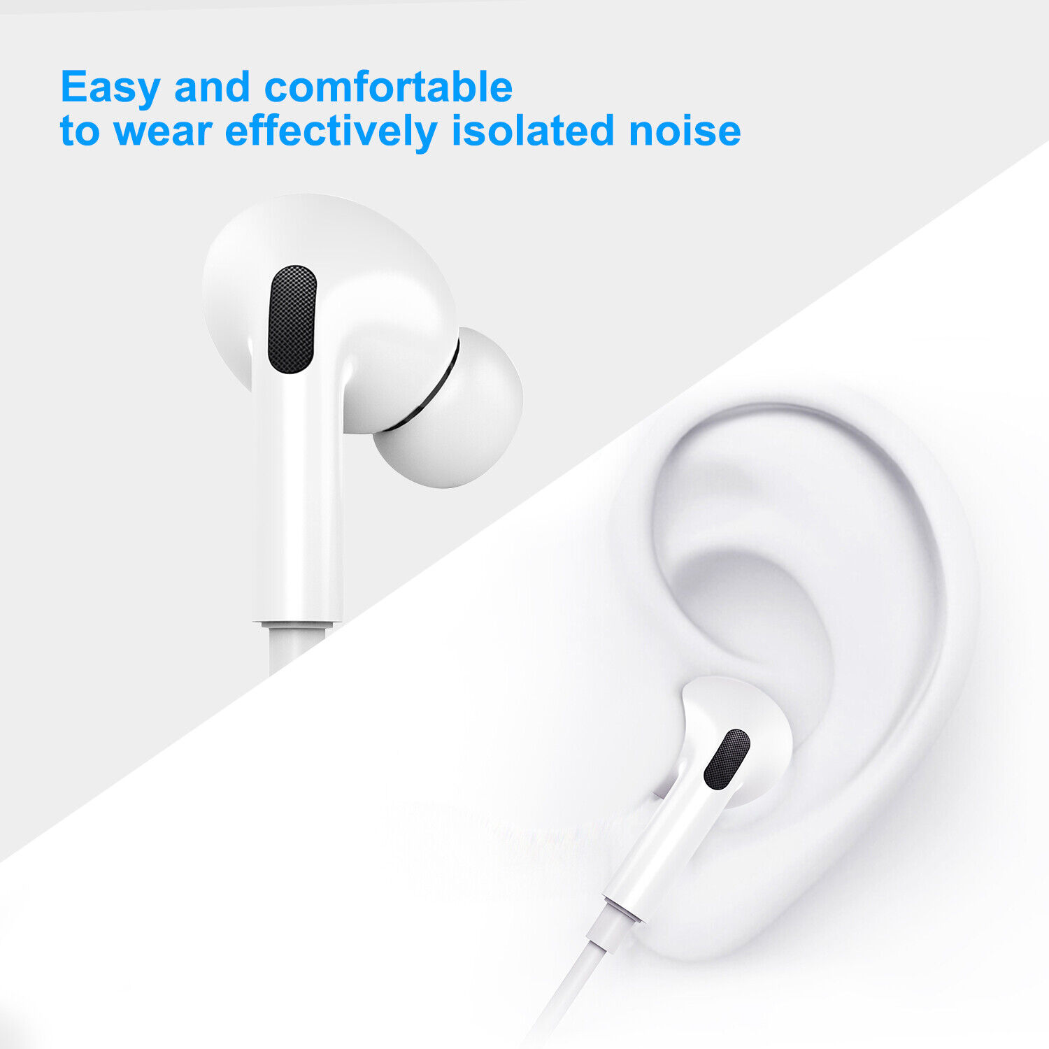 Type C Earphones with Mic for Samsung S21 Ultra