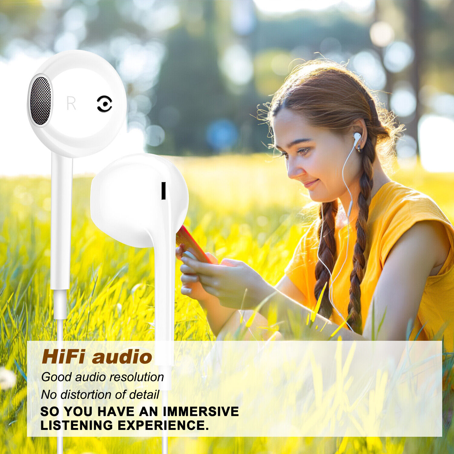 Samsung USB-C Headset with Mic for Galaxy S22/S21 Ultra/Note20