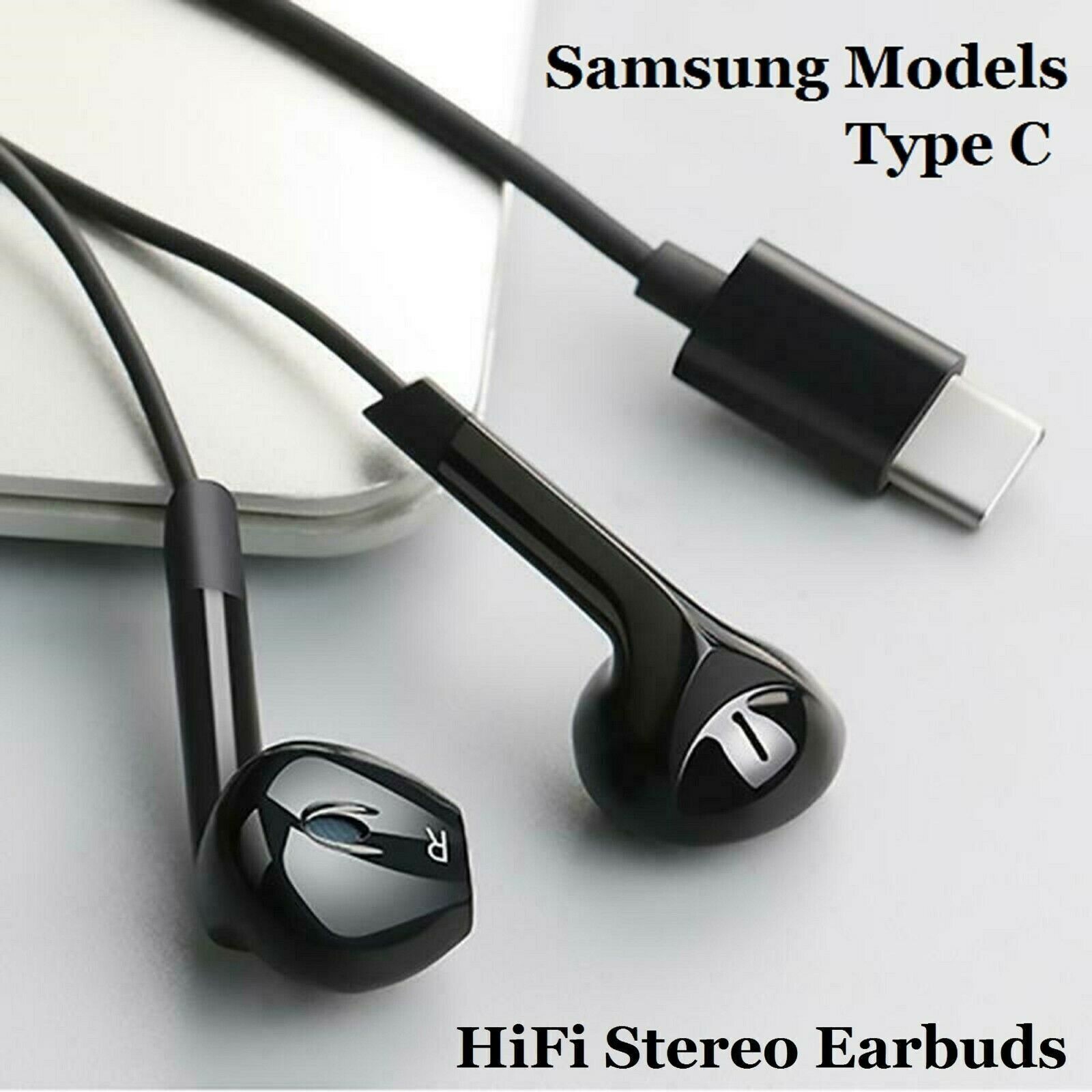 Type C Earbuds for Samsung S20, S21