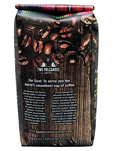 Two Volcanoes Guatemala Whole Bean Medium Roast Coffee
