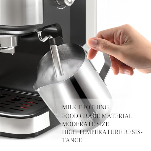Empstorm 20 Bar Espresso Machine, Cappuccino Machines with Milk Frother Steam Wand, Latte Machine for Home&Barista, 50oz Removable Water Tank, Automatic Shut-off Function (Espresso Machine)