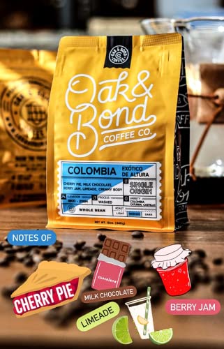 Oak & Bond Colombia Single Origin Medium Roast - 12 oz. Bag