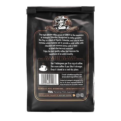 Premium Colombian Ground Coffee - Medium Roast 250g Pack