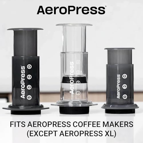 AeroPress Natural Paper Microfilters, AeroPress Coffee Filters, Unbleached Round Paper Filters for Coffee Makers, Must-Have Coffee Accessories, Standard, 1 Pack, 200 Count