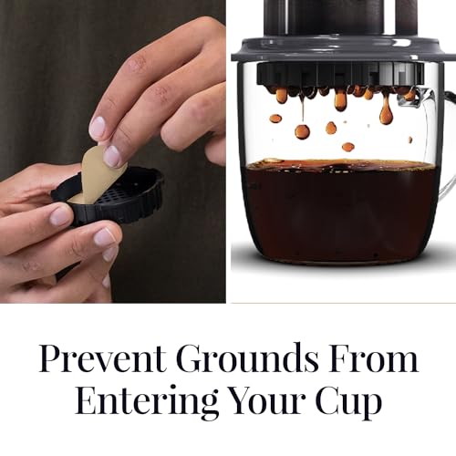 AeroPress Natural Paper Microfilters, AeroPress Coffee Filters, Unbleached Round Paper Filters for Coffee Makers, Must-Have Coffee Accessories, Standard, 1 Pack, 200 Count