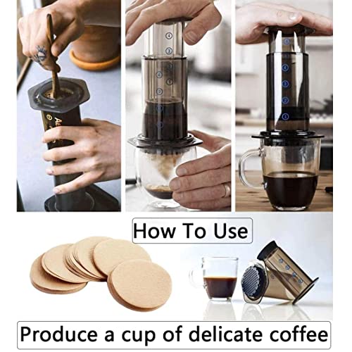 Laicky Unbleached Paper Filters for Aeropress - 800ct