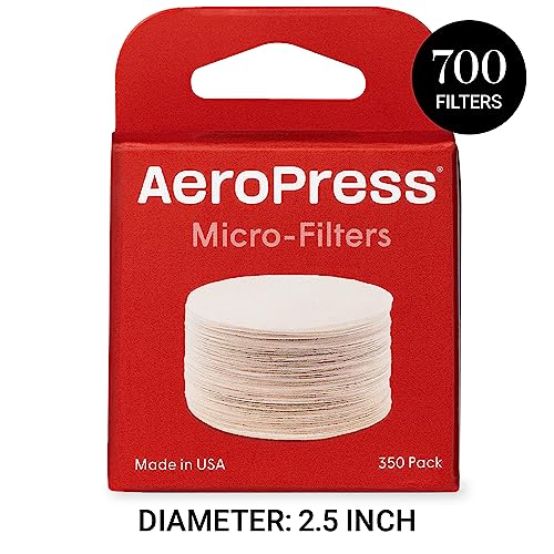 AeroPress Replacement Filter Pack - Microfilters For AeroPress Coffee And Espresso-Style Coffee Maker - 2 Pack (700 count)