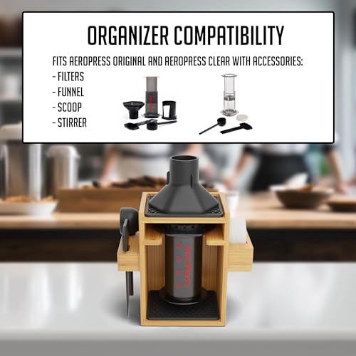 HEXNUB AeroPress Organizers (Black Mats)