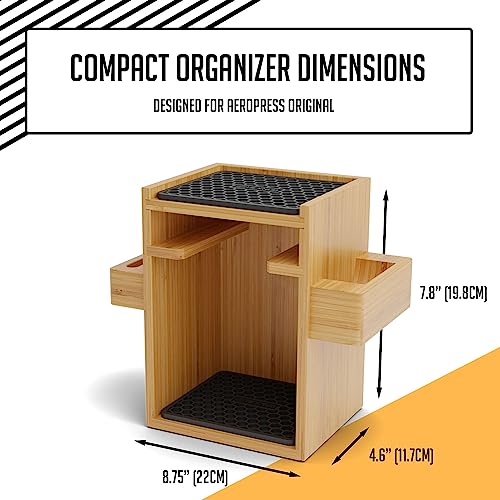 HEXNUB AeroPress Organizers (Black Mats)