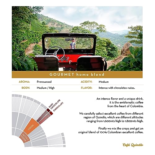 Gourmet 100% Colombian Arabica Medium Roast Coffee, 16 oz