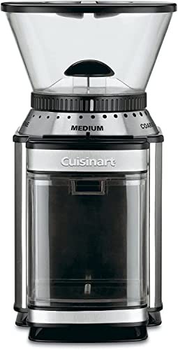 CUISINART Coffee Grinder, Electric Burr One-Touch Automatic Grinder with18-Position Grind Selector, Stainless Steel, DBM-8P1
