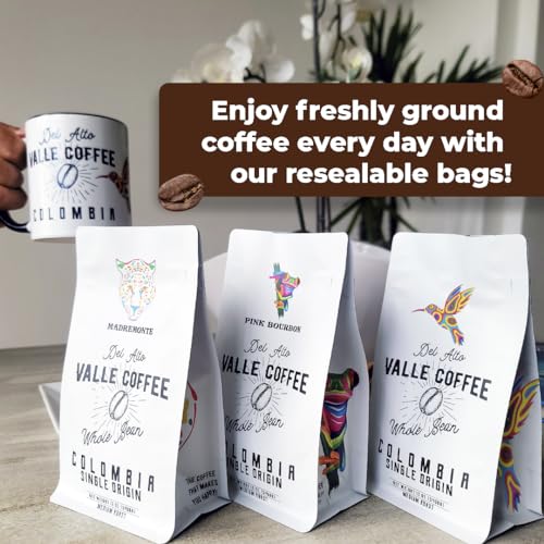 Colombia Del Alto Valle Whole Bean Coffee, 12 oz