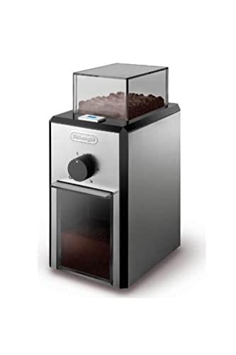 De'Longhi Burr Coffee Grinder with Grind Selector and Quantity Control, Stainless
