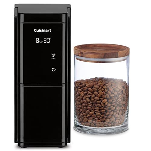 Touchscreen Burr Grinder, 7.34"(L) x 5.0"(W) x 11.14"(H), 14 cups