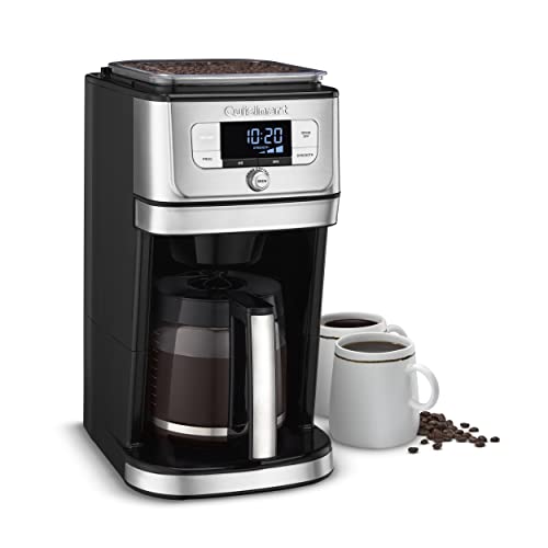 Cuisinart DGB-800 Fully Automatic Burr Grind & Brew, 12-Cup Glass, Silver