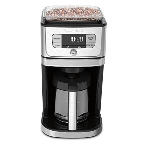 Cuisinart DGB-800 Fully Automatic Burr Grind & Brew, 12-Cup Glass, Silver