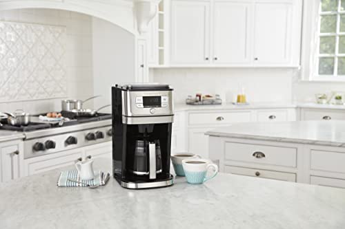 Cuisinart DGB-800 Fully Automatic Burr Grind & Brew, 12-Cup Glass, Silver