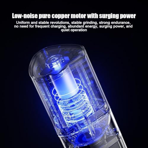 Coffee Grinder Electric, Portable Burr Coffee Grinder, LED Adjustable Espresso Grinder, USB Charging Coffee Bean Grinder with Multiple Grinding Settings, for Travel Camping Office Kitchen Home…