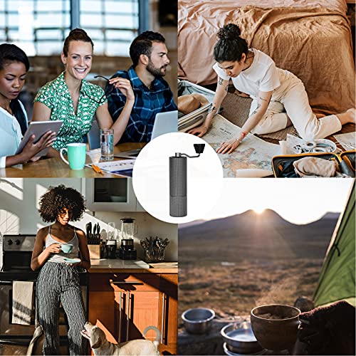 TIMEMORE Chestnut C2 MAX Manual Coffee Grinder with Adjustable Coarseness, Capacity 30g with CNC Stainless Steel Conical Burr, Pour Over Coffee for Hand Grinder Gift of Office Home Traveling Camping