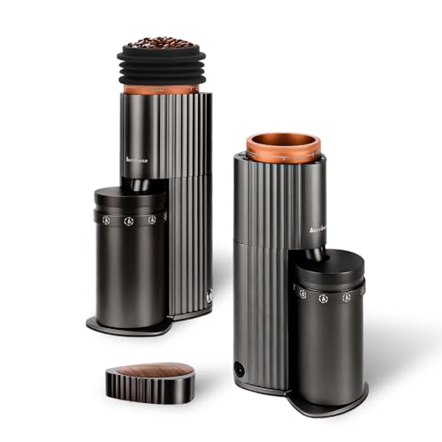 burrbuzz 2024 Model Electric Burr Coffee Grinder, Home Use but Expert, 90 Adjustable Settings, Espresso to French Press, Aluminum Alloy Small Coffee Grinder, Over 4 Cups, Easy Disassembly for Cleaning