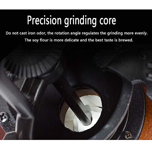 Burr Coffee Grinder,Burr Grinder Vintage Style Wooden Hand Grinder Hand Coffee Been Grinder,Classic French Press Coffee Mill Hand Crank Coffee Grinders Burr,with Brush