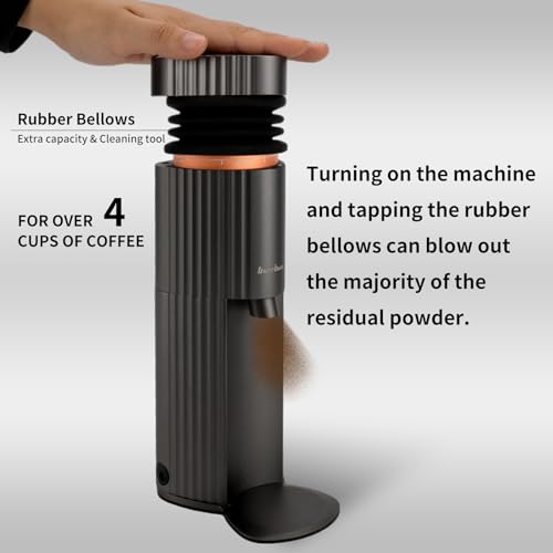 burrbuzz 2024 Model Electric Burr Coffee Grinder, Home Use but Expert, 90 Adjustable Settings, Espresso to French Press, Aluminum Alloy Small Coffee Grinder, Over 4 Cups, Easy Disassembly for Cleaning