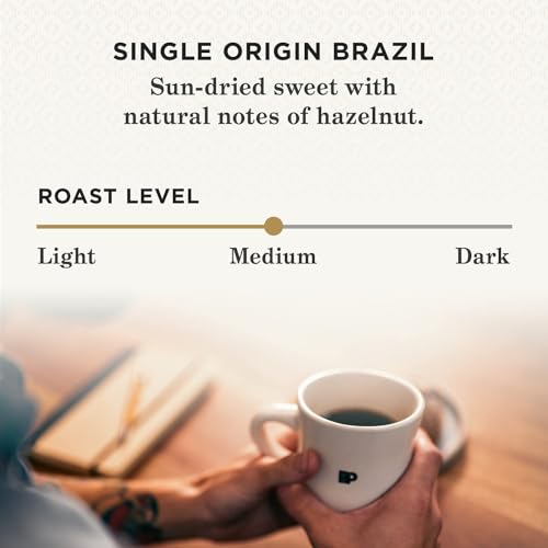 Peet's Single Origin Brazil Medium Roast Ground Coffee