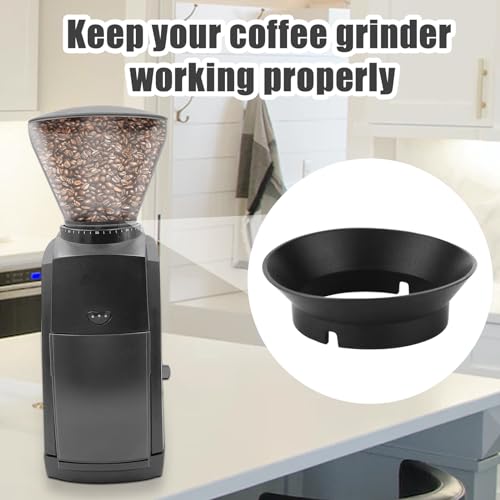 4pcs Gasket Replacement for Baratza Encore Grinder, Silicone Coffee Grinder Gasket Coffee Replacement Ring for Baratza Virtuoso Coffee Grinder & Electric Conical Burr Coffee Grinder(Black)