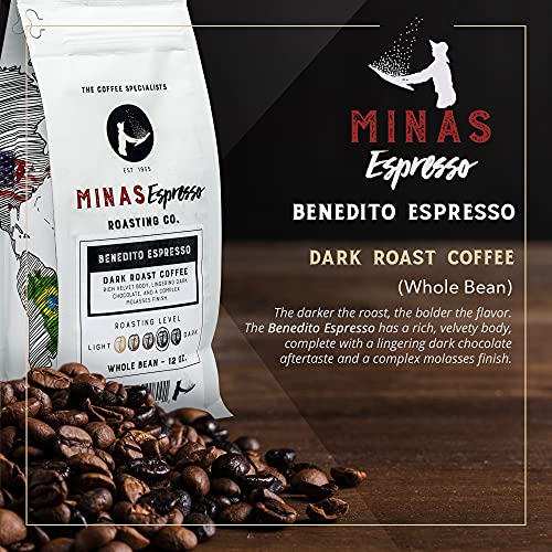 Minas Espresso Dark Roast Whole Bean CoffeeInsets