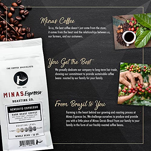 Minas Espresso Dark Roast Whole Bean CoffeeInsets