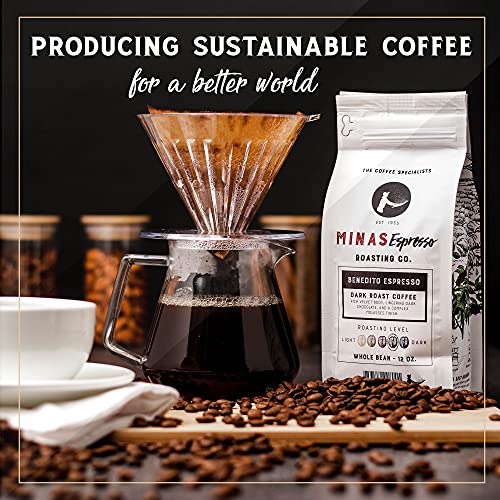 Minas Espresso Dark Roast Whole Bean CoffeeInsets